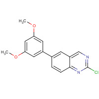 1538605-05-8 2-chloro-6-(3,5-dimethoxyphenyl)quinazoline chemical structure