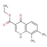 53164-33-3 ethyl 7,8-dimethyl-4-oxo-1H-quinoline-3-carboxylate chemical structure