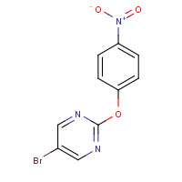 1185158-29-5 5-bromo-2-(4-nitrophenoxy)pyrimidine chemical structure