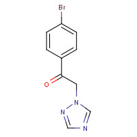 60850-59-1 1-(4-bromophenyl)-2-(1,2,4-triazol-1-yl)ethanone chemical structure