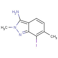 943606-88-0 7-iodo-2,6-dimethylindazol-3-amine chemical structure