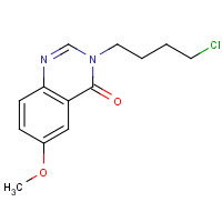 1021324-75-3 3-(4-chlorobutyl)-6-methoxyquinazolin-4-one chemical structure