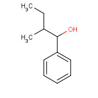 3968-86-3 2-methyl-1-phenylbutan-1-ol chemical structure