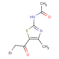 32519-74-7 N-[5-(2-bromoacetyl)-4-methyl-1,3-thiazol-2-yl]acetamide chemical structure