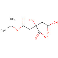 39413-05-3 2-hydroxy-2-(2-oxo-2-propan-2-yloxyethyl)butanedioic acid chemical structure
