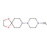 155778-83-9 1-(1,4-dioxaspiro[4.5]decan-8-yl)-4-methylpiperazine chemical structure