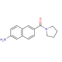 832103-05-6 (6-aminonaphthalen-2-yl)-pyrrolidin-1-ylmethanone chemical structure