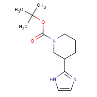 1260672-41-0 tert-butyl 3-(1H-imidazol-2-yl)piperidine-1-carboxylate chemical structure