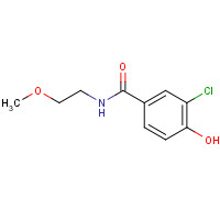 1019466-53-5 3-chloro-4-hydroxy-N-(2-methoxyethyl)benzamide chemical structure