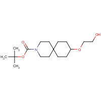 1246508-09-7 tert-butyl 9-(2-hydroxyethoxy)-3-azaspiro[5.5]undecane-3-carboxylate chemical structure