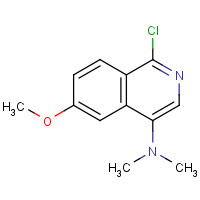 1409965-50-9 1-chloro-6-methoxy-N,N-dimethylisoquinolin-4-amine chemical structure