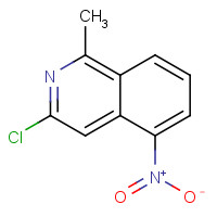 1215767-95-5 3-chloro-1-methyl-5-nitroisoquinoline chemical structure