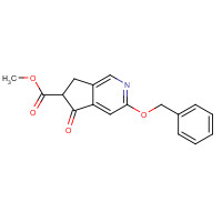 1222090-65-4 methyl 5-oxo-3-phenylmethoxy-6,7-dihydrocyclopenta[c]pyridine-6-carboxylate chemical structure