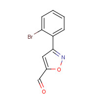 869496-61-7 3-(2-bromophenyl)-1,2-oxazole-5-carbaldehyde chemical structure
