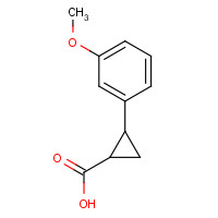 900254-25-3 2-(3-methoxyphenyl)cyclopropane-1-carboxylic acid chemical structure