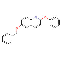 623144-18-3 2-phenoxy-6-phenylmethoxyquinoline chemical structure