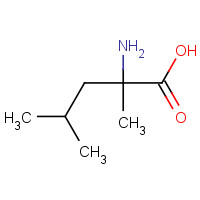 144-24-1 2-amino-2,4-dimethylpentanoic acid chemical structure