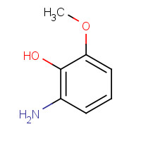 40925-71-1 2-amino-6-methoxyphenol chemical structure