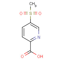 1186663-48-8 5-methylsulfonylpyridine-2-carboxylic acid chemical structure