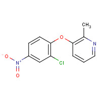 1362703-12-5 3-(2-chloro-4-nitrophenoxy)-2-methylpyridine chemical structure