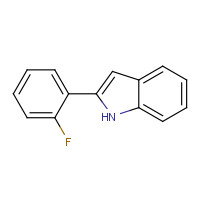 52765-22-7 2-(2-fluorophenyl)-1H-indole chemical structure