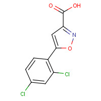712348-40-8 5-(2,4-dichlorophenyl)-1,2-oxazole-3-carboxylic acid chemical structure