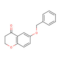 123094-61-1 6-phenylmethoxy-2,3-dihydrochromen-4-one chemical structure