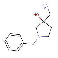 125033-36-5 3-(aminomethyl)-1-benzylpyrrolidin-3-ol chemical structure