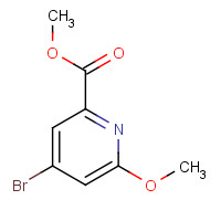 1256789-39-5 methyl 4-bromo-6-methoxypyridine-2-carboxylate chemical structure