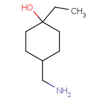1256667-32-9 4-(aminomethyl)-1-ethylcyclohexan-1-ol chemical structure