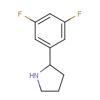 886503-11-3 2-(3,5-difluorophenyl)pyrrolidine chemical structure