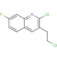 948294-56-2 2-chloro-3-(2-chloroethyl)-7-fluoroquinoline chemical structure