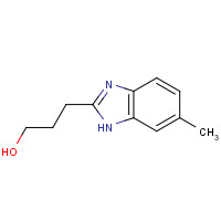 13395-19-2 3-(6-methyl-1H-benzimidazol-2-yl)propan-1-ol chemical structure