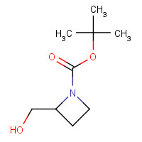 174346-82-8 tert-butyl 2-(hydroxymethyl)azetidine-1-carboxylate chemical structure