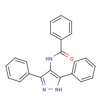 842140-85-6 N-(3,5-diphenyl-1H-pyrazol-4-yl)benzamide chemical structure