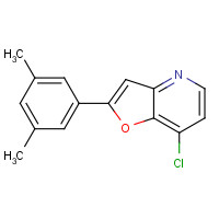 1360911-24-5 7-chloro-2-(3,5-dimethylphenyl)furo[3,2-b]pyridine chemical structure