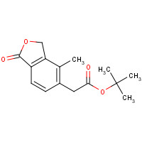1255207-05-6 tert-butyl 2-(4-methyl-1-oxo-3H-2-benzofuran-5-yl)acetate chemical structure