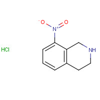 174648-95-4 8-nitro-1,2,3,4-tetrahydroisoquinoline;hydrochloride chemical structure