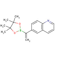 1355584-05-2 6-[1-(4,4,5,5-tetramethyl-1,3,2-dioxaborolan-2-yl)ethenyl]quinoline chemical structure