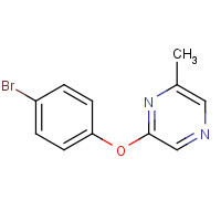 915707-62-9 2-(4-bromophenoxy)-6-methylpyrazine chemical structure