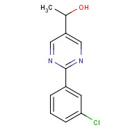 1314390-21-0 1-[2-(3-chlorophenyl)pyrimidin-5-yl]ethanol chemical structure