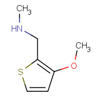 944450-93-5 1-(3-methoxythiophen-2-yl)-N-methylmethanamine chemical structure