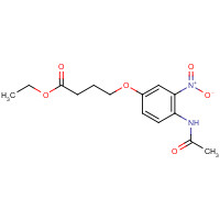808744-15-2 ethyl 4-(4-acetamido-3-nitrophenoxy)butanoate chemical structure