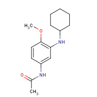 29633-64-5 N-[3-(cyclohexylamino)-4-methoxyphenyl]acetamide chemical structure