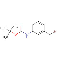 118684-32-5 tert-butyl N-[3-(bromomethyl)phenyl]carbamate chemical structure