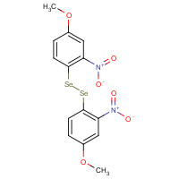 35350-45-9 4-methoxy-1-[(4-methoxy-2-nitrophenyl)diselanyl]-2-nitrobenzene chemical structure