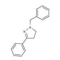 729-19-1 2-benzyl-5-phenyl-3,4-dihydropyrazole chemical structure