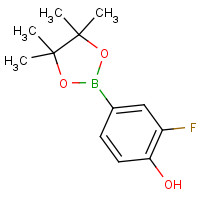 760990-08-7 2-fluoro-4-(4,4,5,5-tetramethyl-1,3,2-dioxaborolan-2-yl)phenol chemical structure