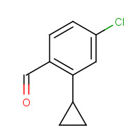 1208078-38-9 4-chloro-2-cyclopropylbenzaldehyde chemical structure