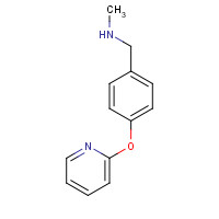 892501-90-5 N-methyl-1-(4-pyridin-2-yloxyphenyl)methanamine chemical structure